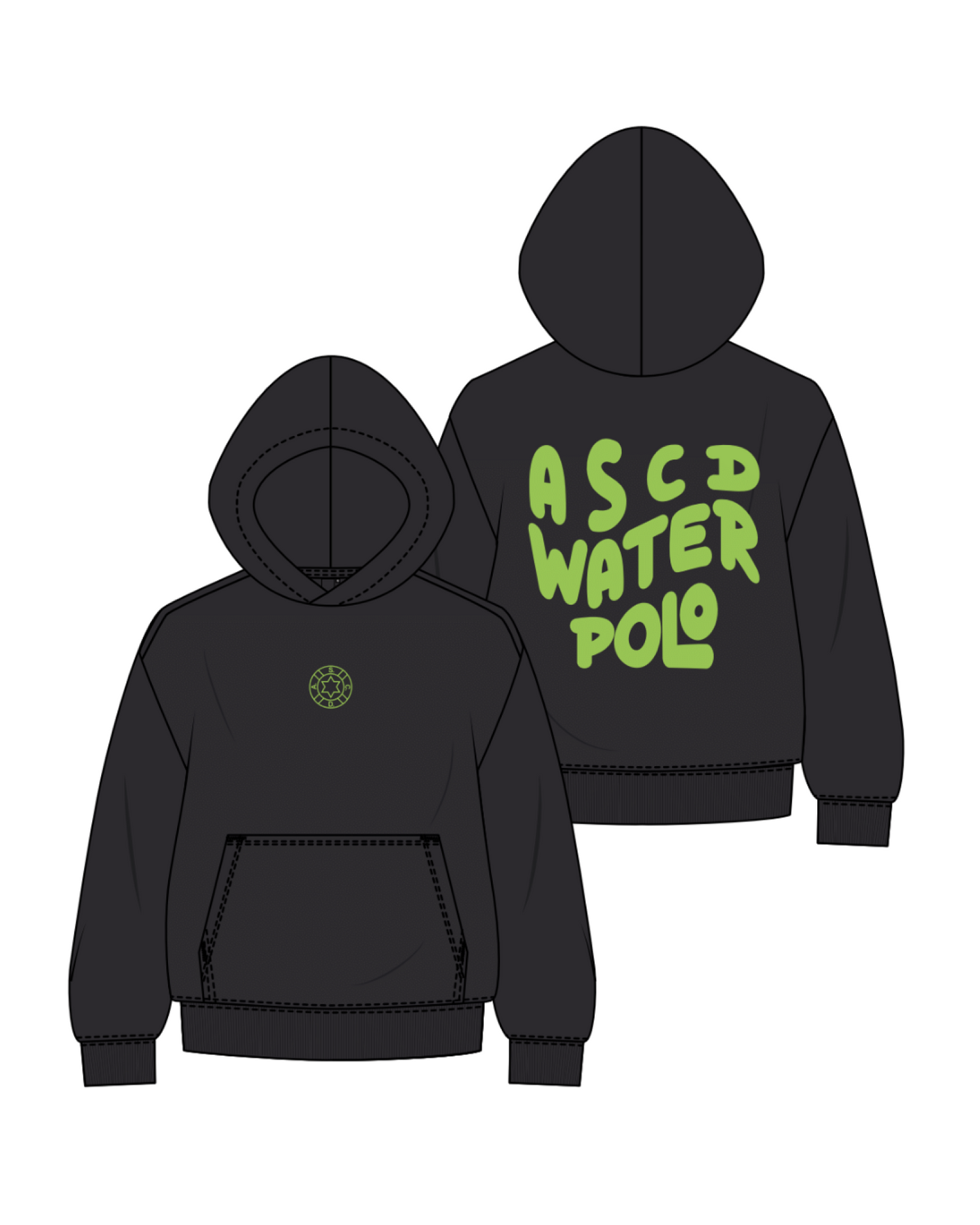 Hoodie Kids Oversized Water Polo