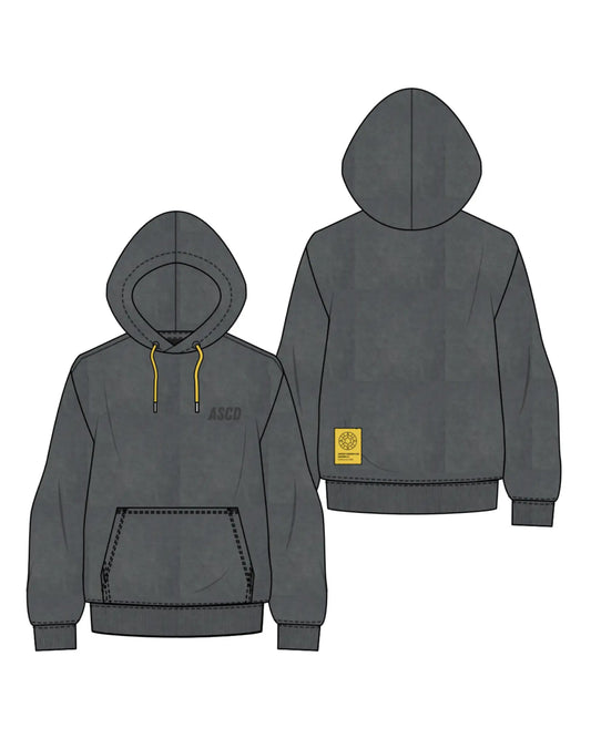 Hoodie Washed Kids Oversized ASCD