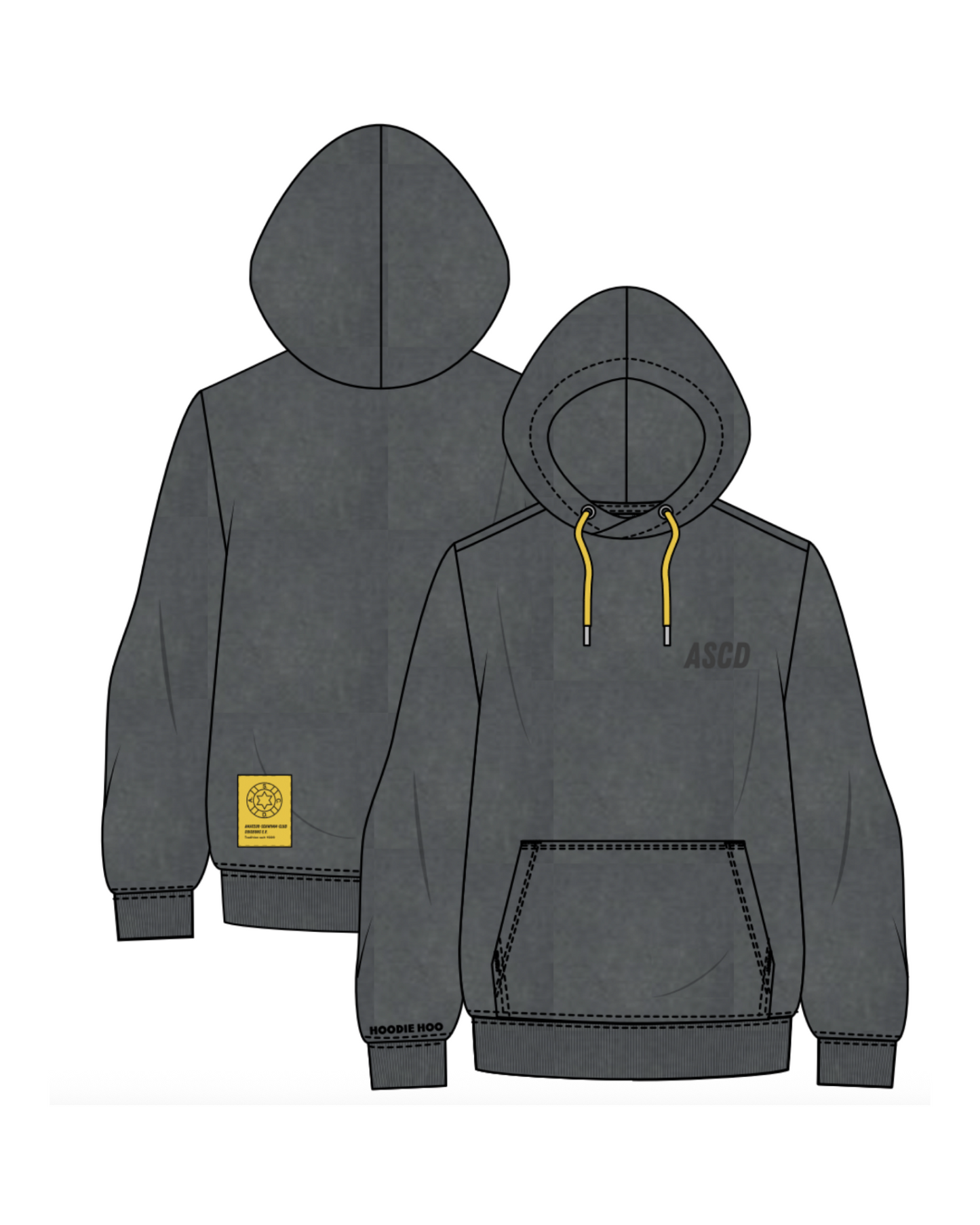 Hoodie Washed Regular ASCD